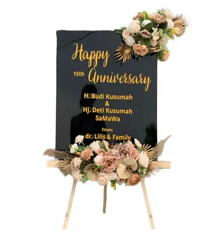 Papan Bunga Akrilik Plumpang